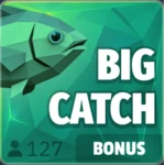 Big Catch green fish betting spot in the Fishing Time game