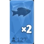 Grey fish betting spot in the Fishing Time game